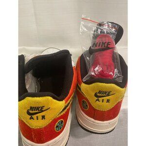 SH7007- Nike Air Force 1 GS White Yellow Orange DD9530‑100 5Y / Women’s 6.5 / Me